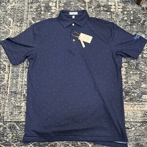 Peter Millar Men's Navy Polo Shirt